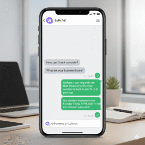 Lulichat responding to FAQs